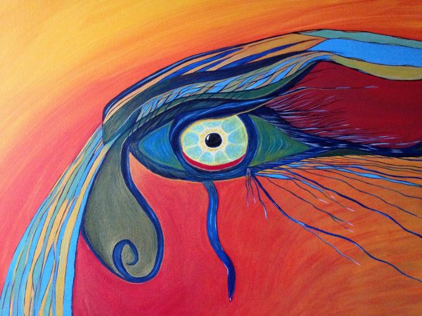My Eagle Eye Art by Anna Jane Wilson