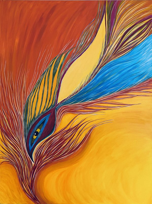 The Phoenix Descends painting